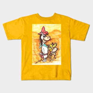 Quick Draw McGraw and Baba Looey Kids T-Shirt